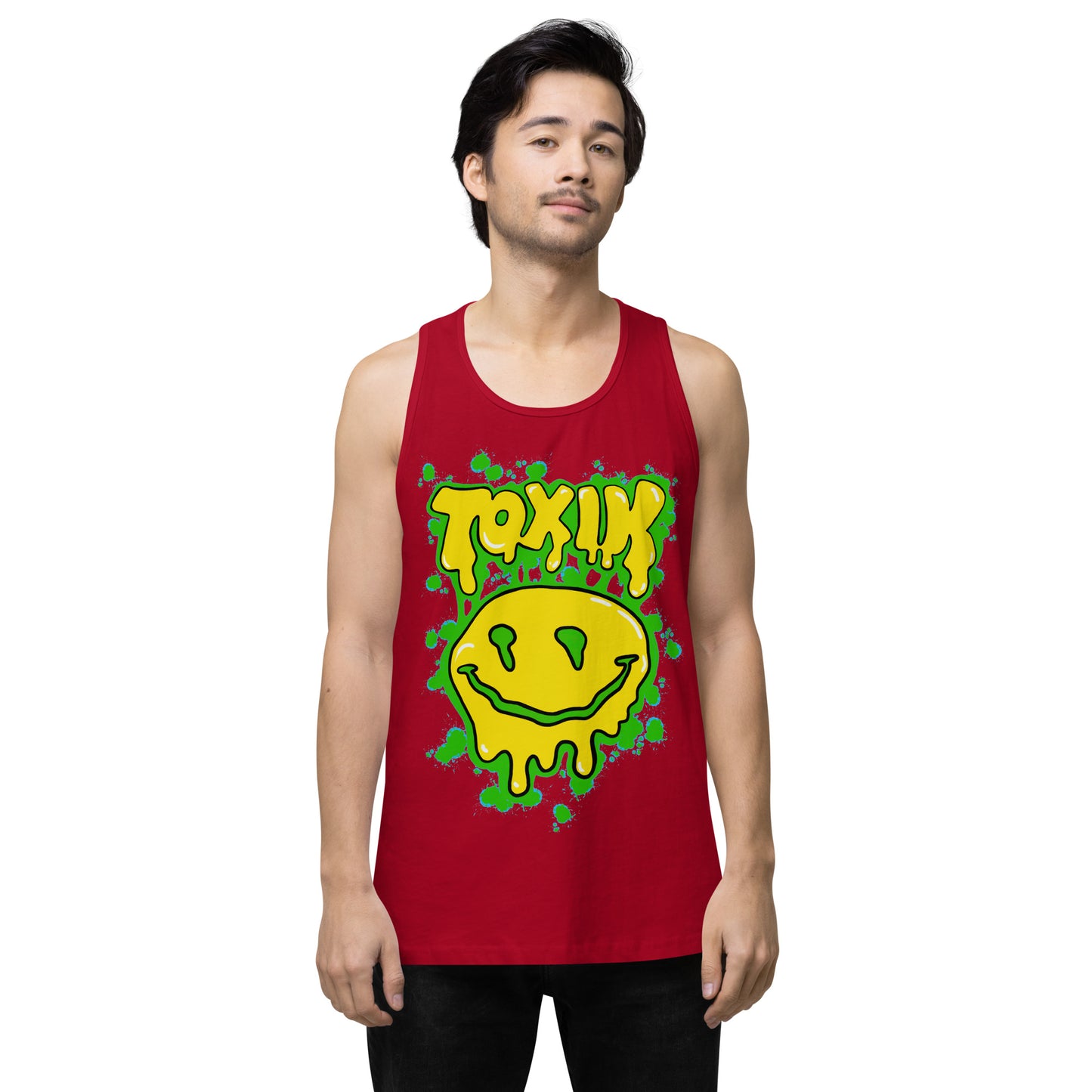 TOXIK SMILEY Men’s premium tank top