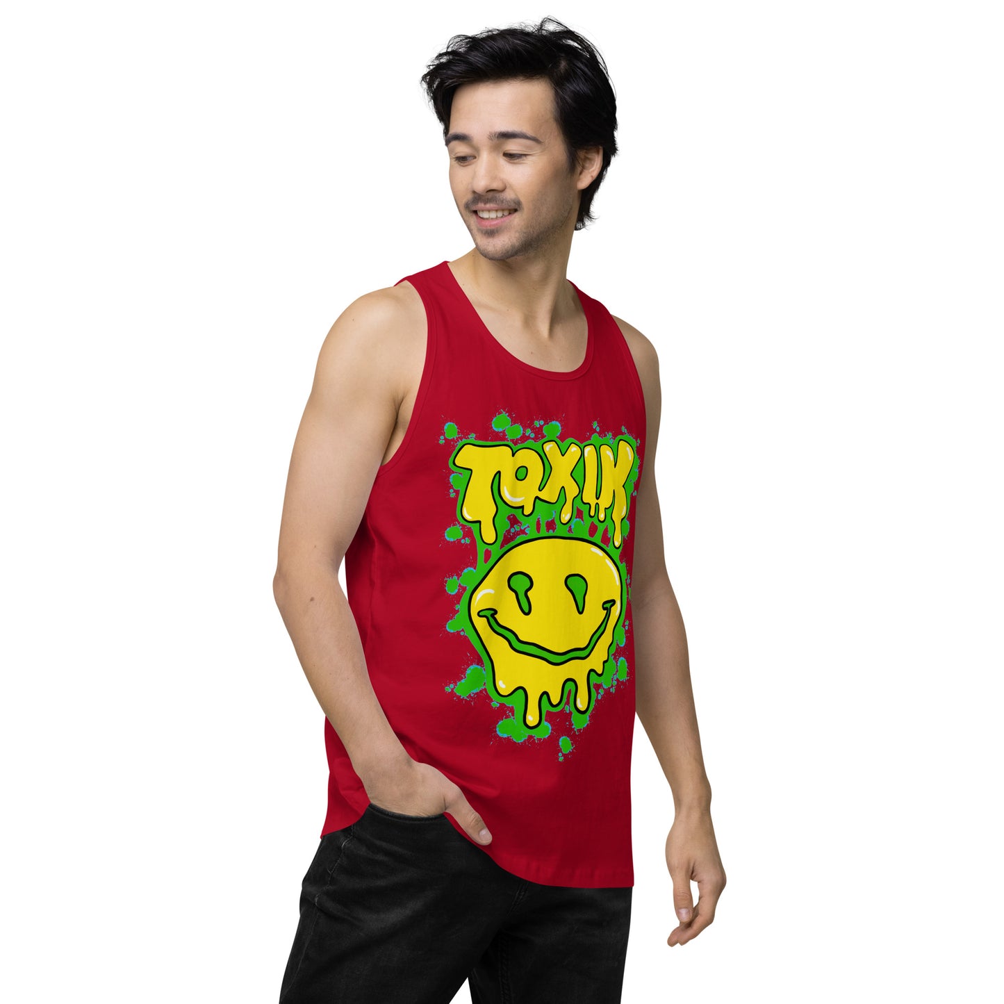 TOXIK SMILEY Men’s premium tank top