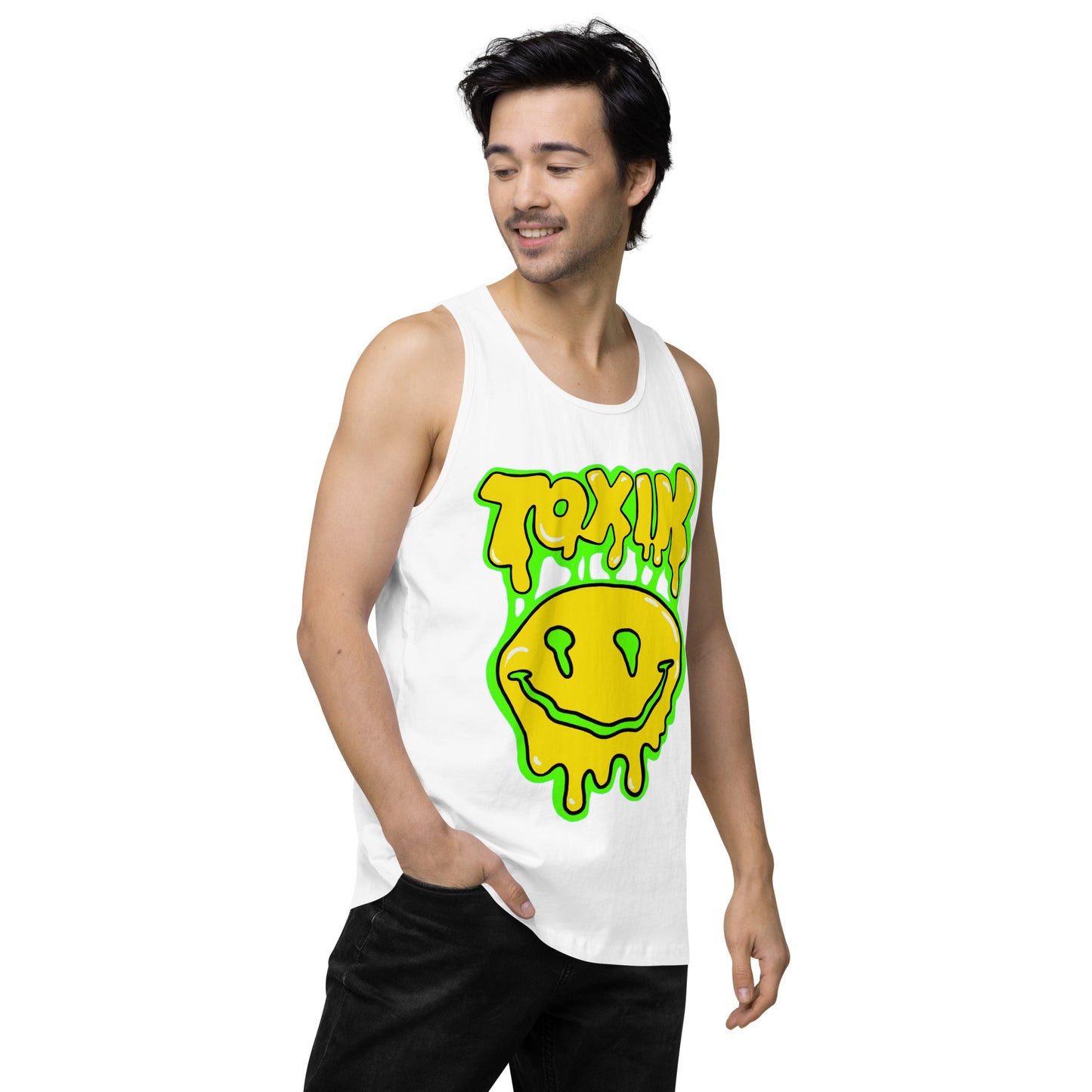 TOXIK SMILEY Men’s premium tank top