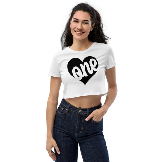 ONE LOVE Organic Crop Top