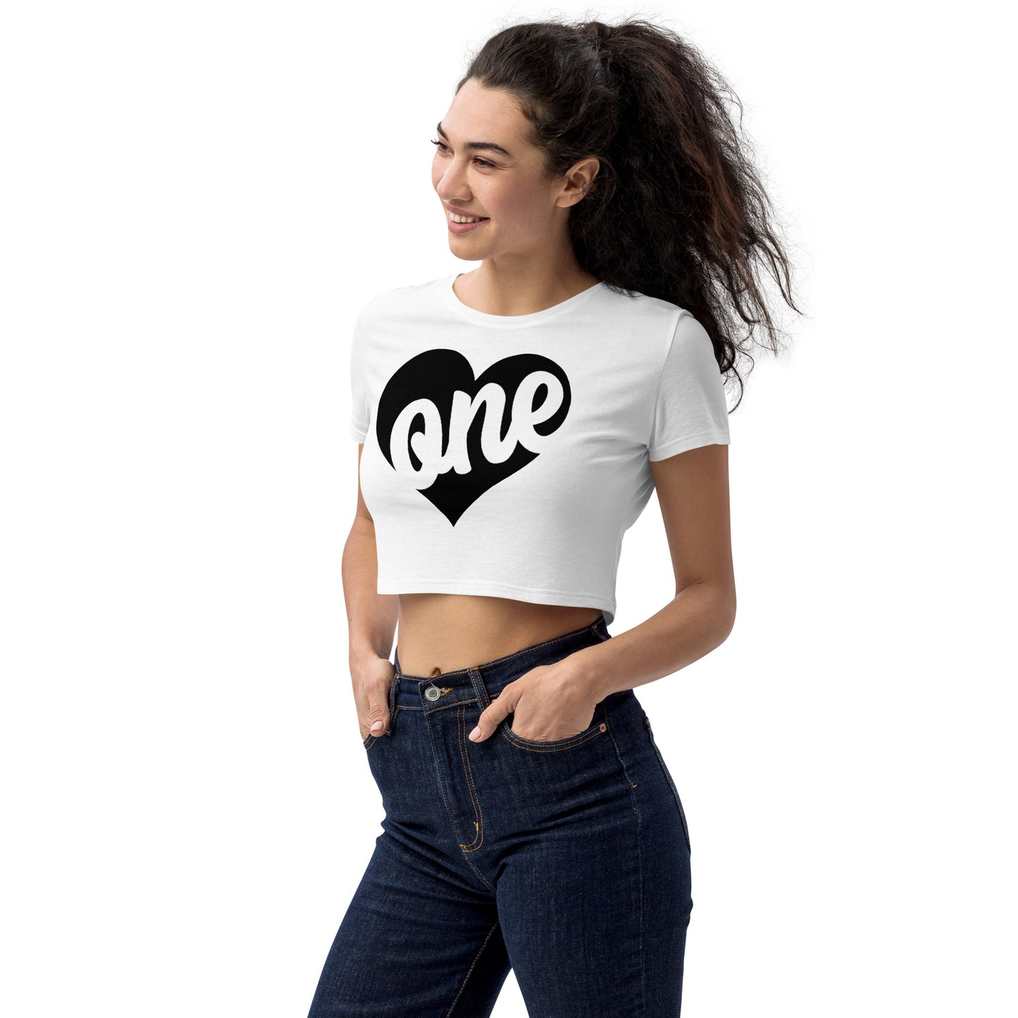 ONE LOVE Organic Crop Top