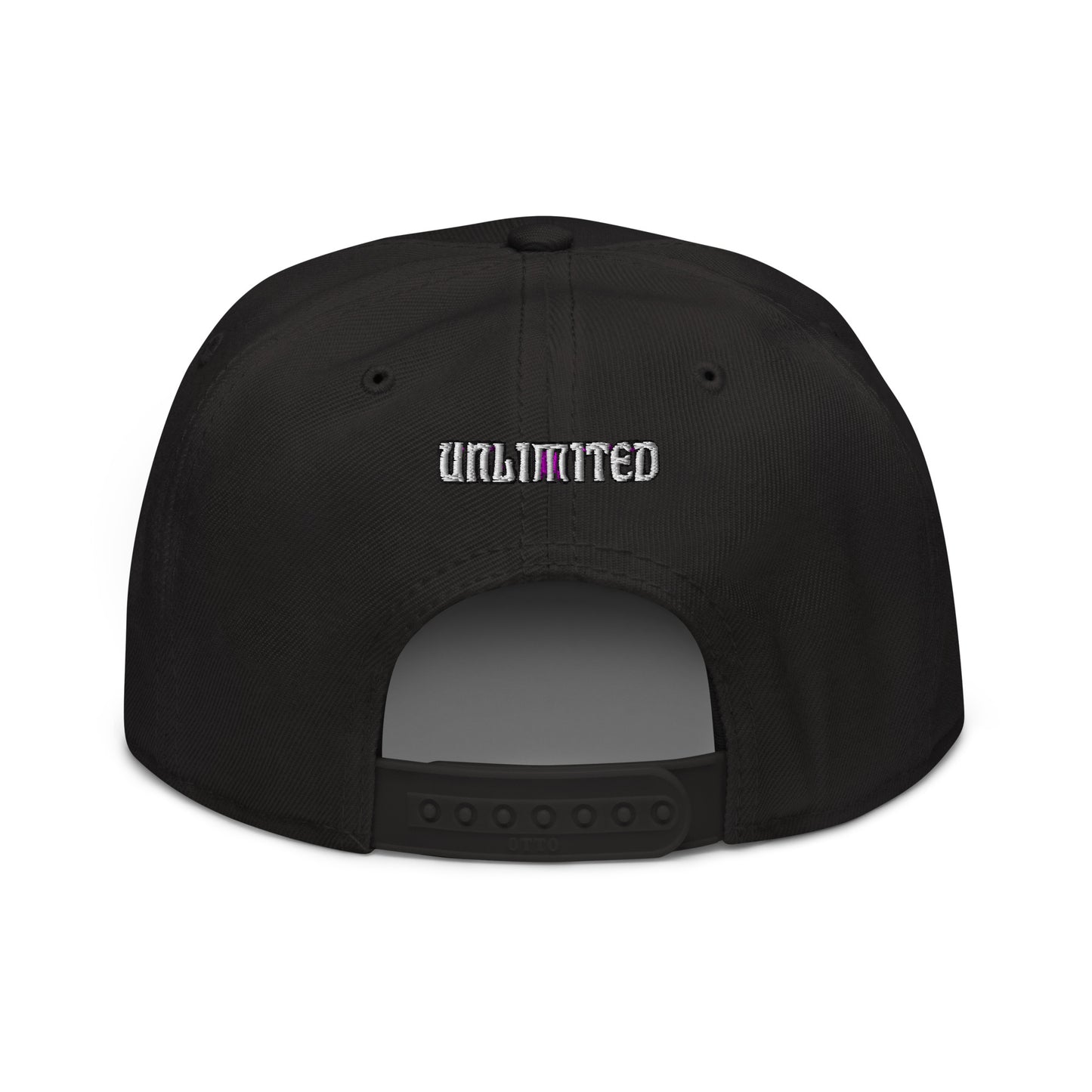 Unlimited No Evil yellow logo Snapback Hat