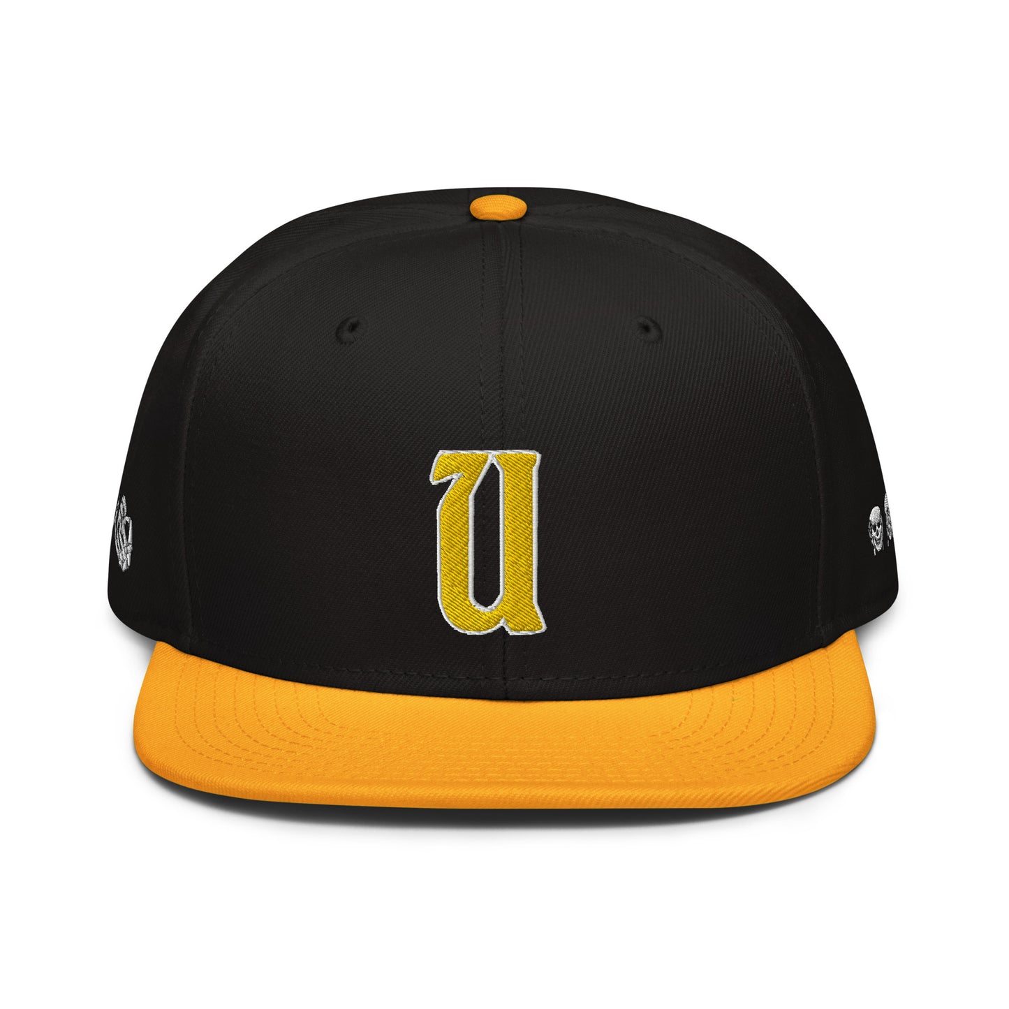 Unlimited No Evil yellow logo Snapback Hat