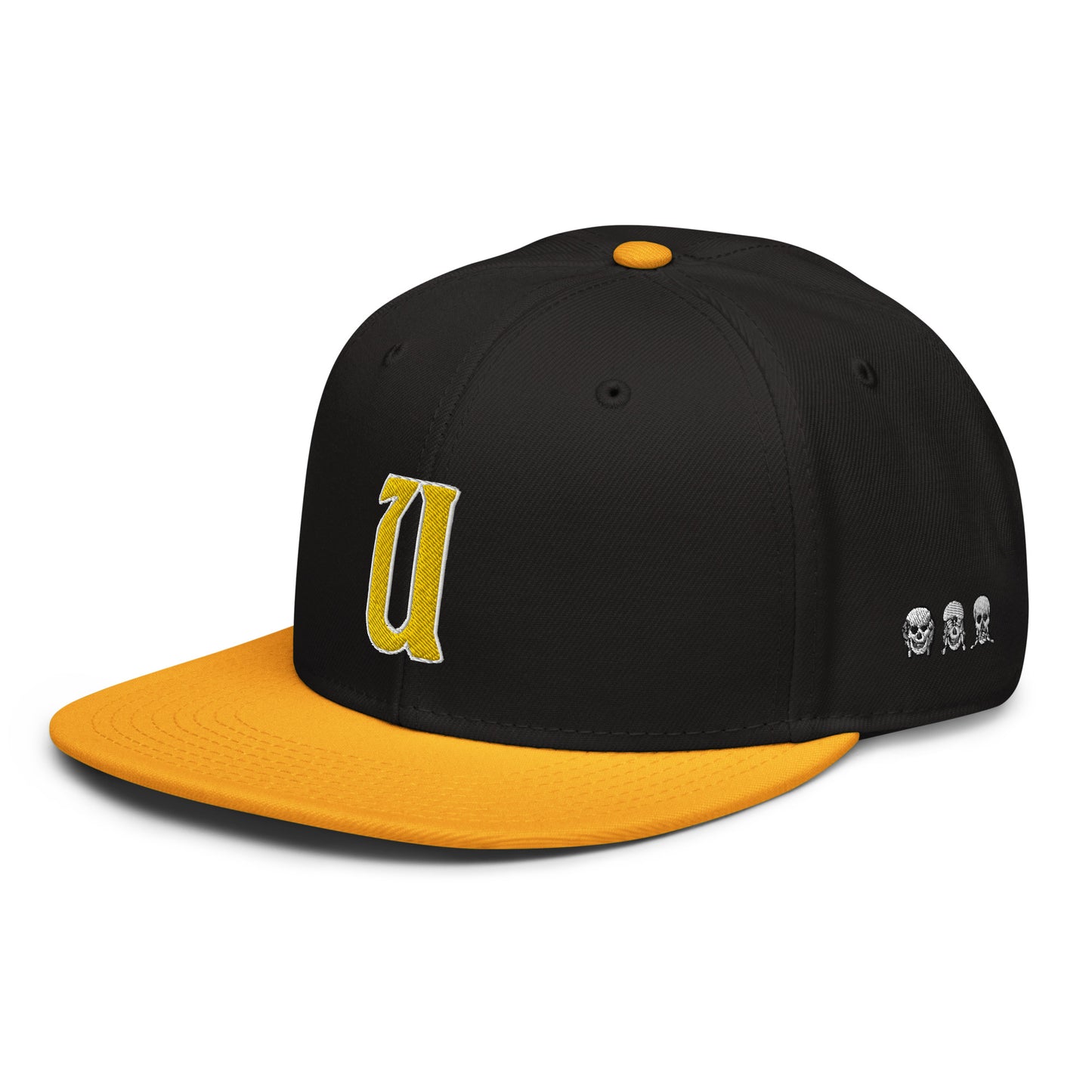 Unlimited No Evil yellow logo Snapback Hat