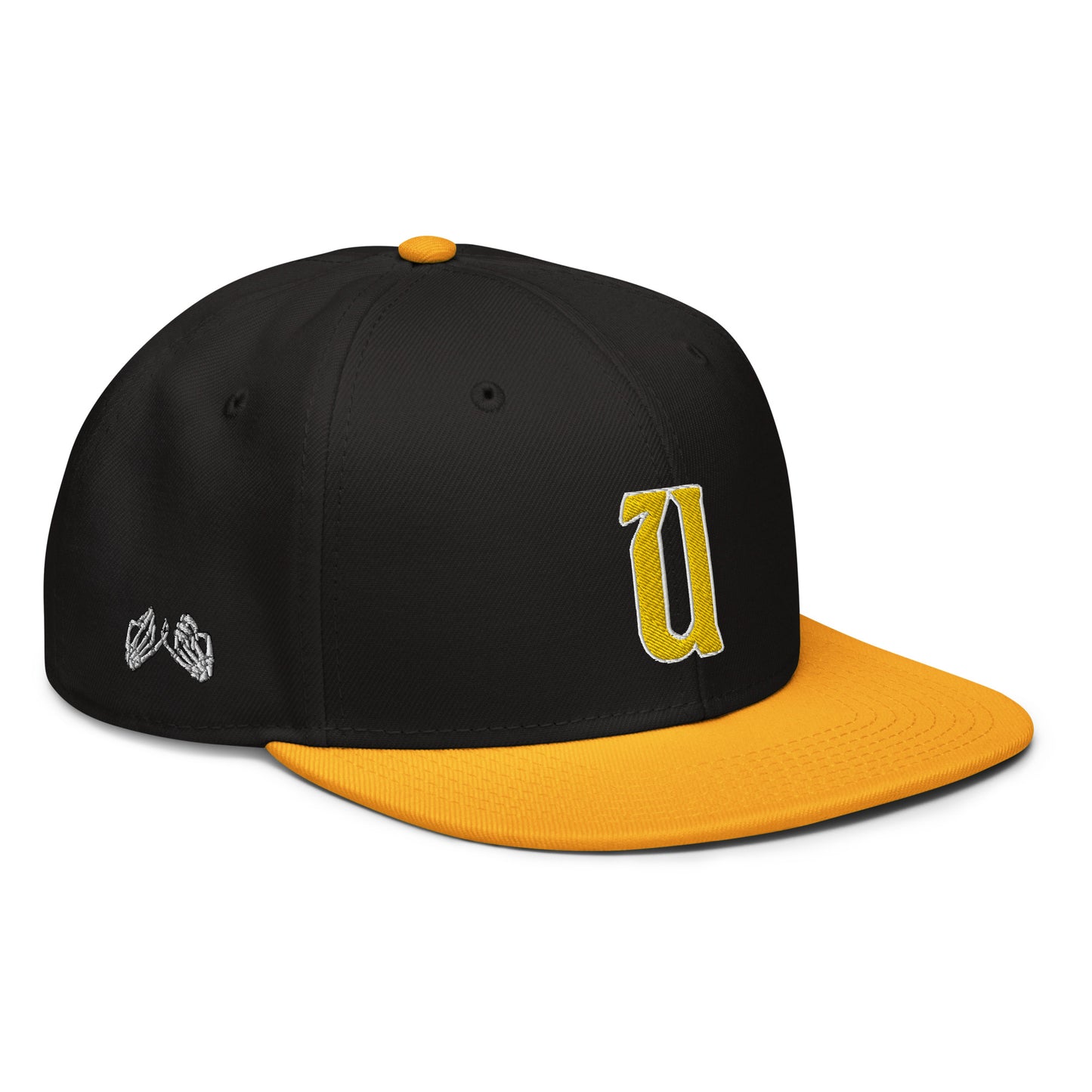 Unlimited No Evil yellow logo Snapback Hat