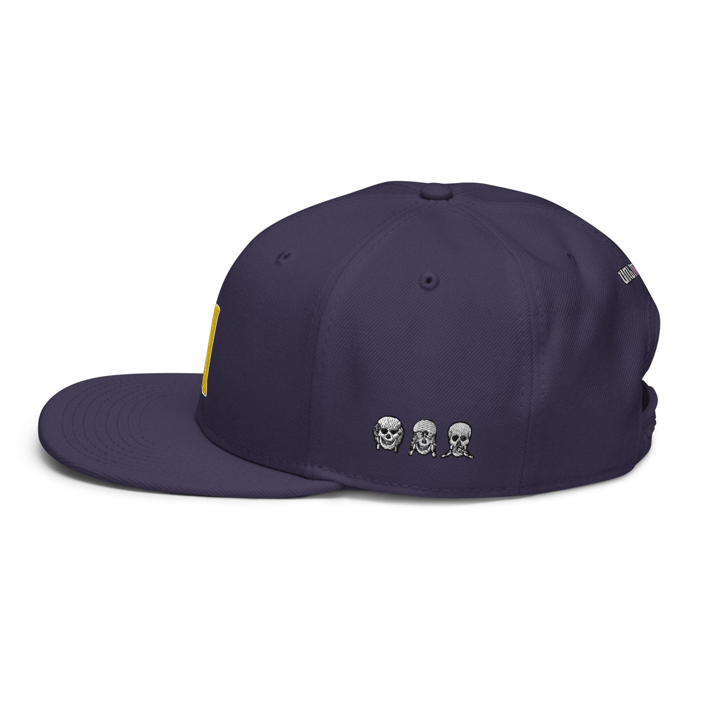 Unlimited No Evil yellow logo Snapback Hat