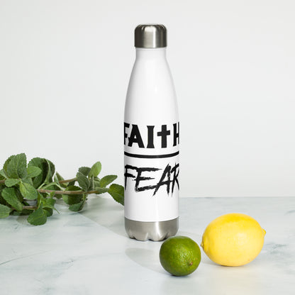 Faith over Fear Stainless Steel Water Bottle DDTM