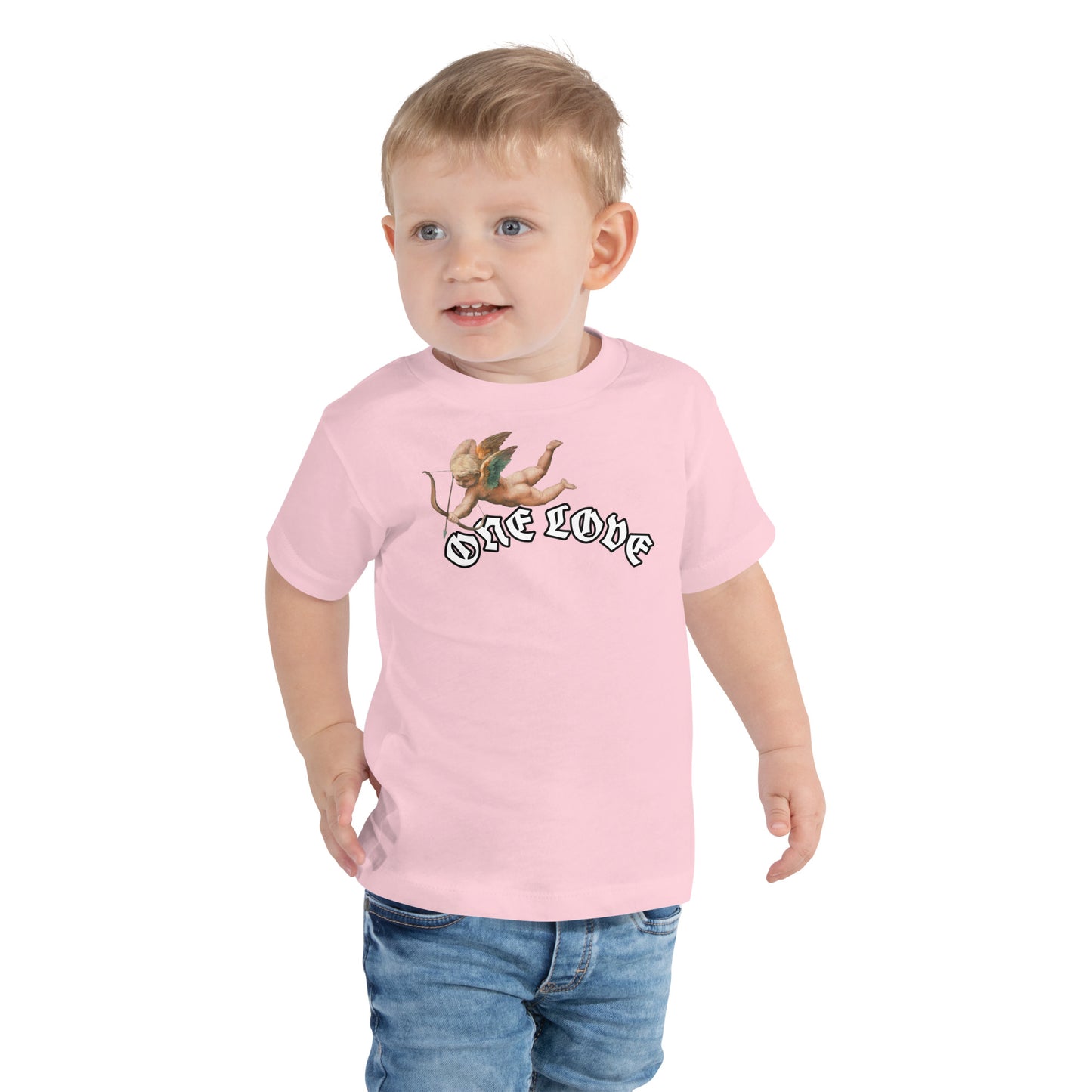 One Love Cupid Toddler Short Sleeve Tee