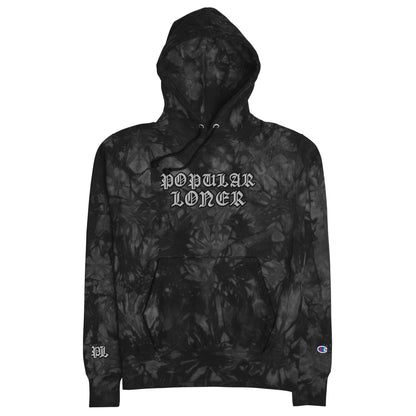 POPULAR LONER Unisex Champion tie-dye hoodie