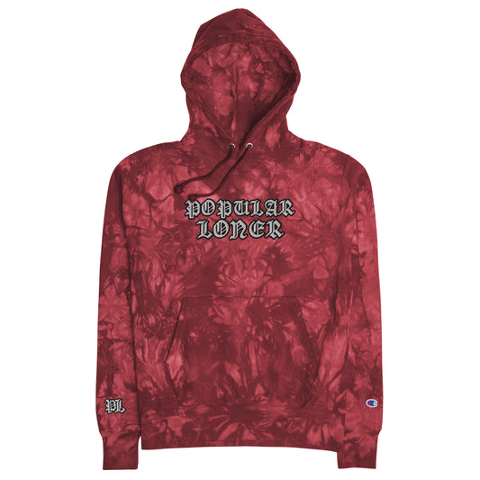 POPULAR LONER Unisex Champion tie-dye hoodie