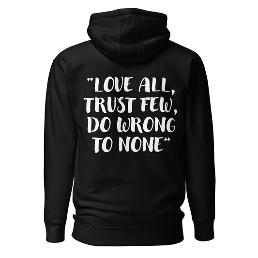 ONE LOVE cartoon angel and demon Unisex Hoodie