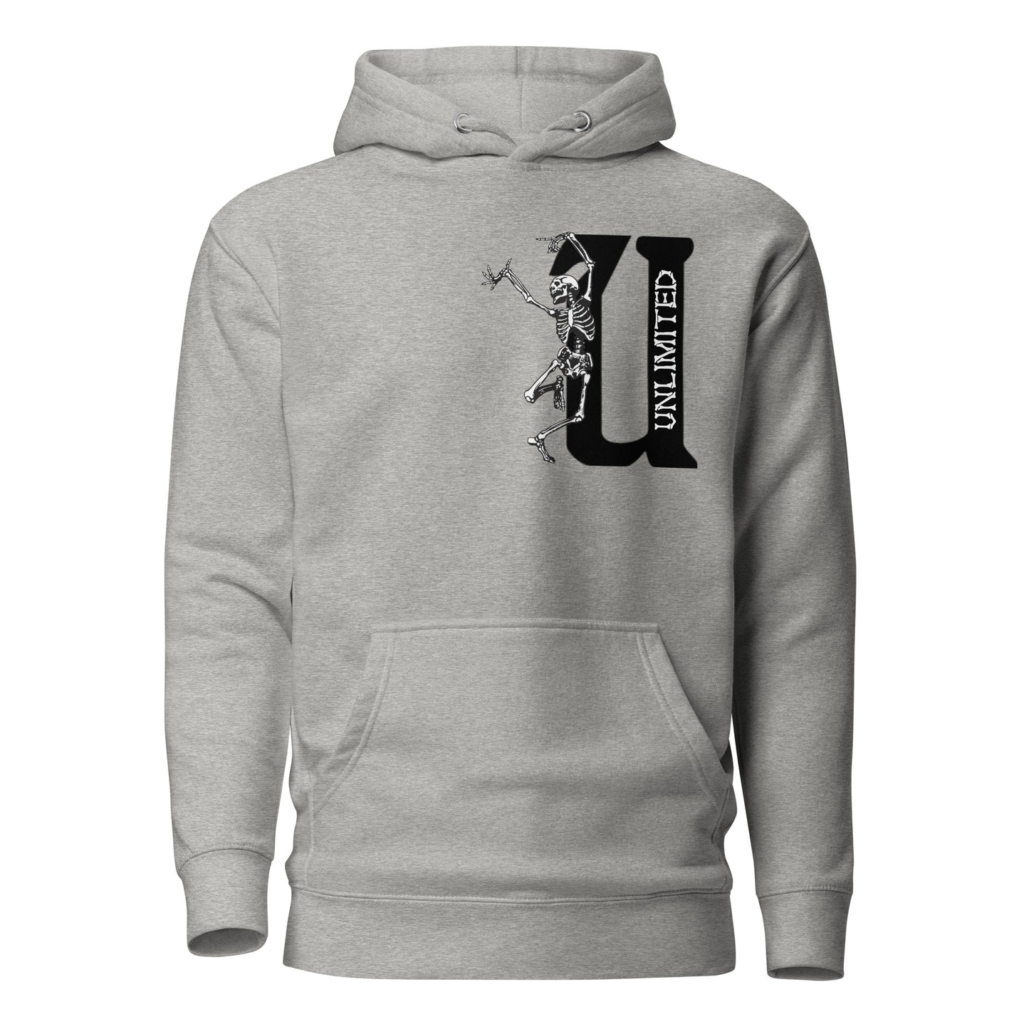 UNLIMITED dancing skeleton Unisex Hoodie black