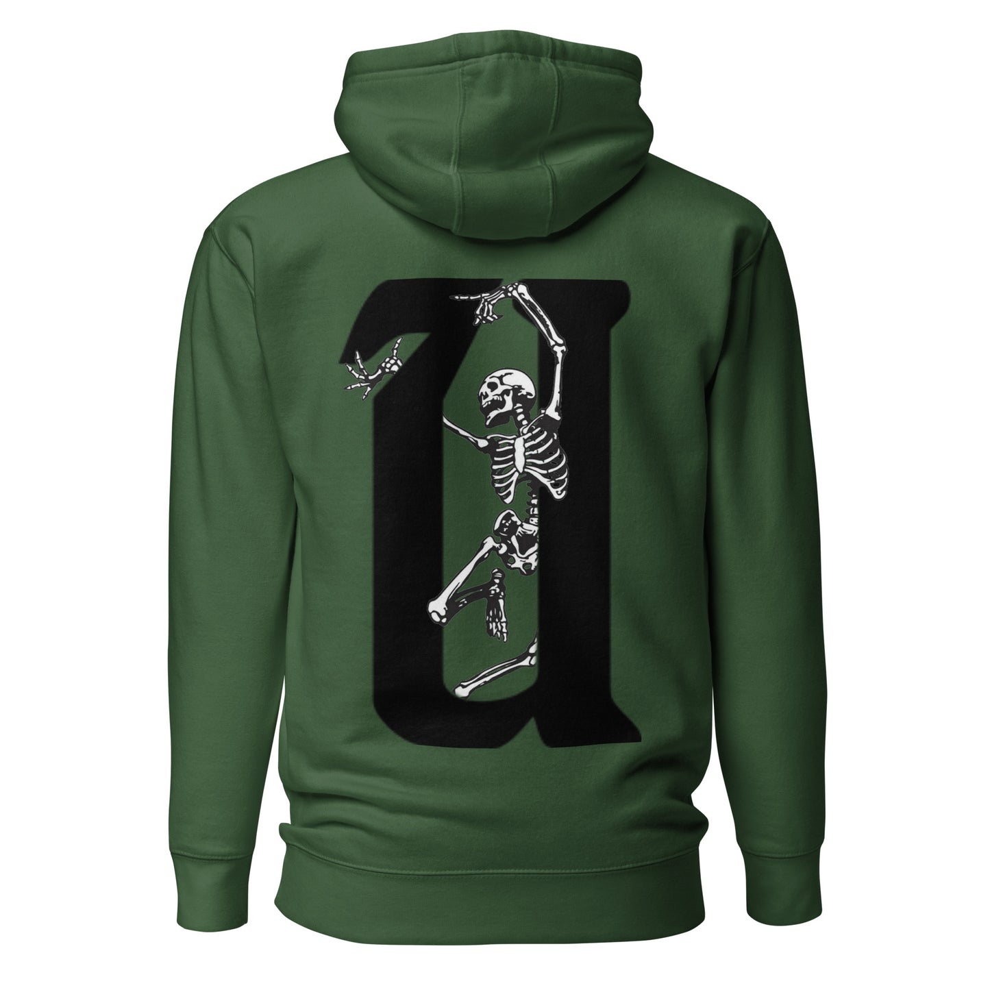 UNLIMITED dancing skeleton Unisex Hoodie black