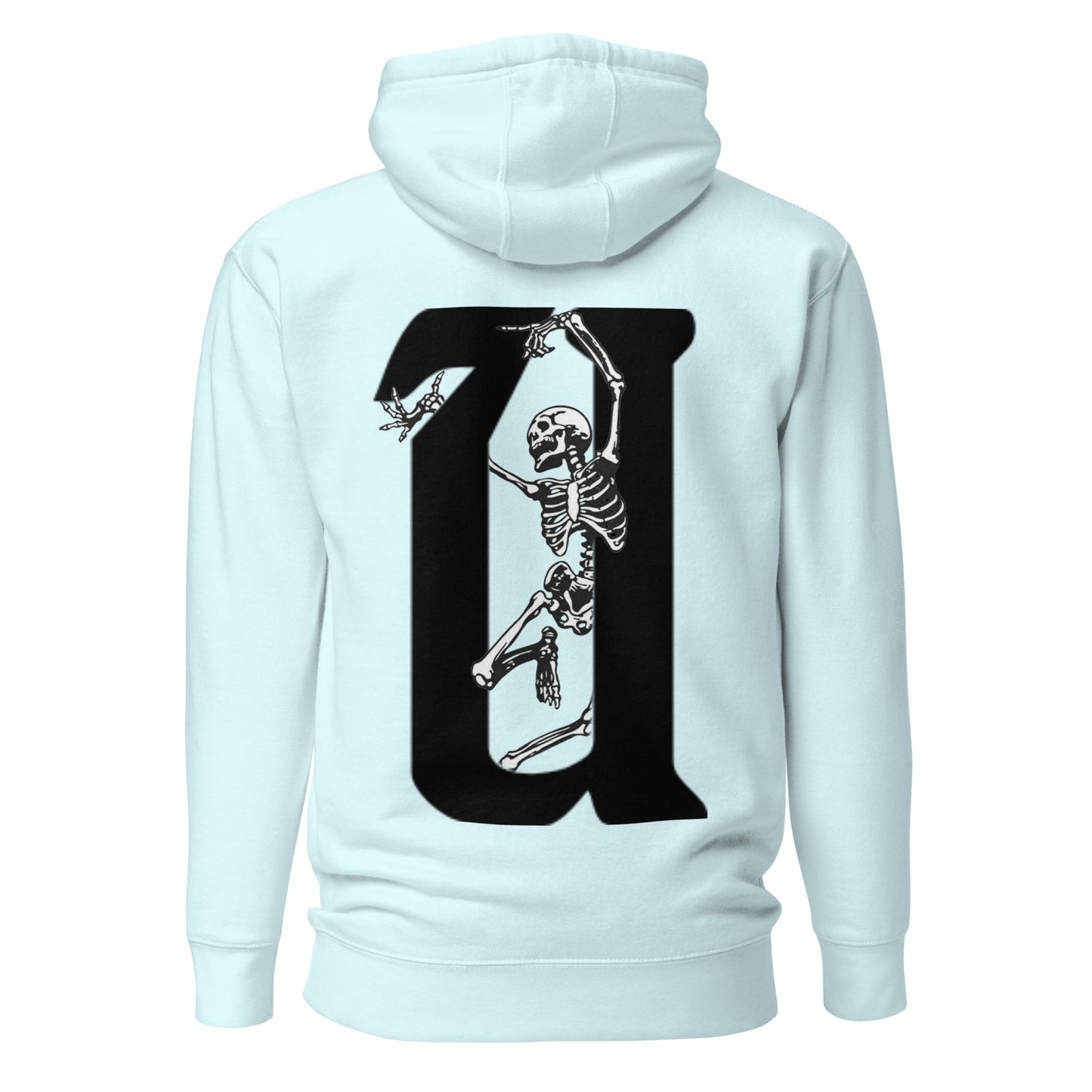 UNLIMITED dancing skeleton Unisex Hoodie black