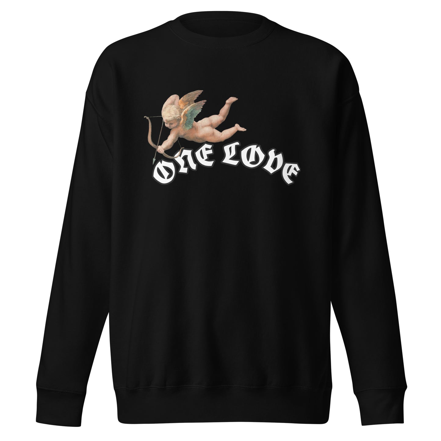 ONE LOVE Cupid Unisex Premium Sweatshirt