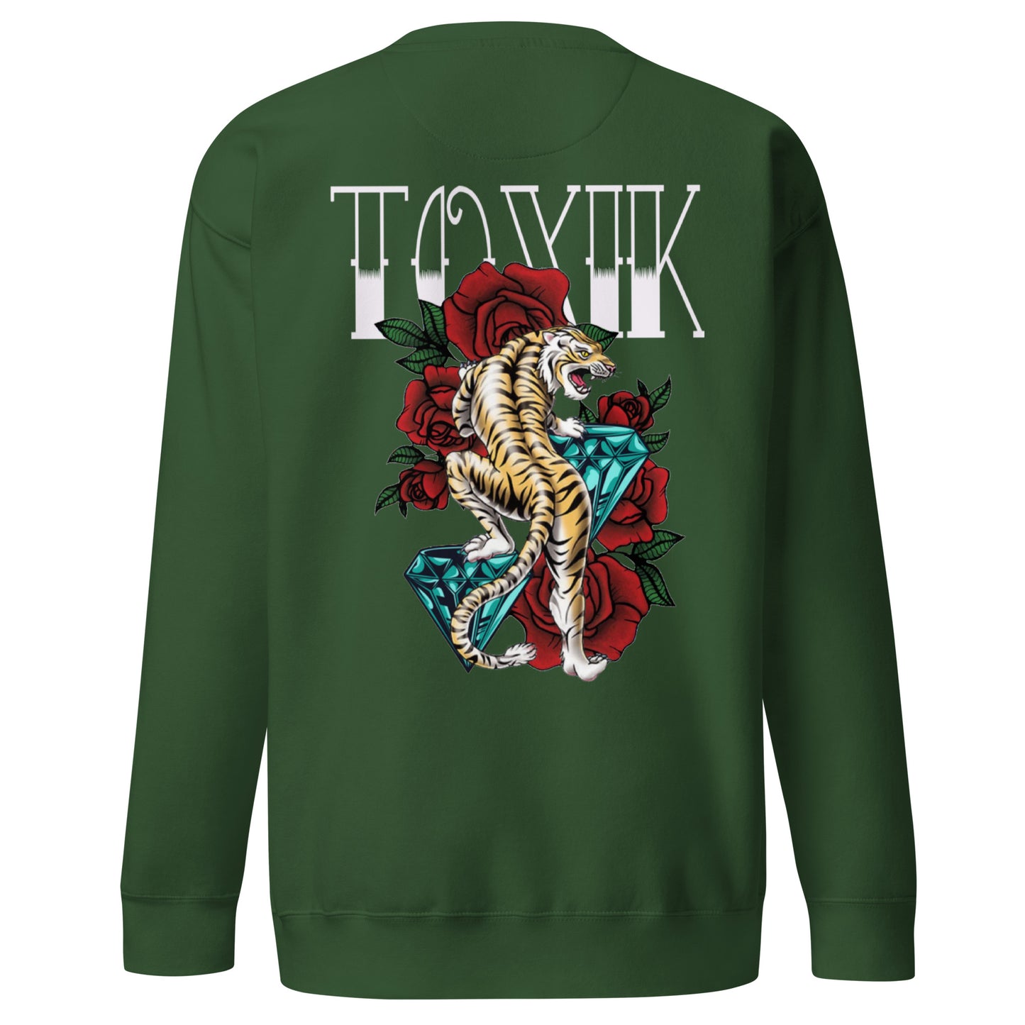 TOXIK TATTOO TIGER Unisex Premium Sweatshirt