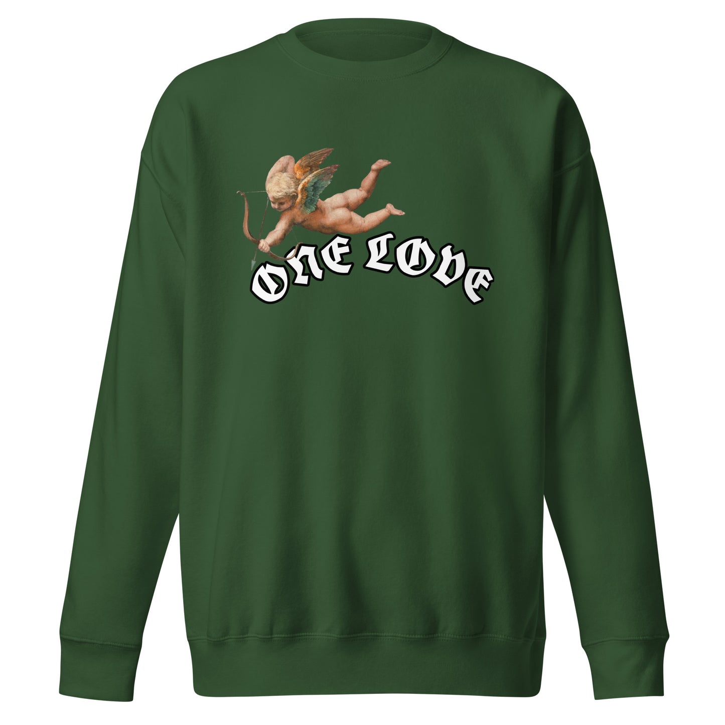 ONE LOVE Cupid Unisex Premium Sweatshirt