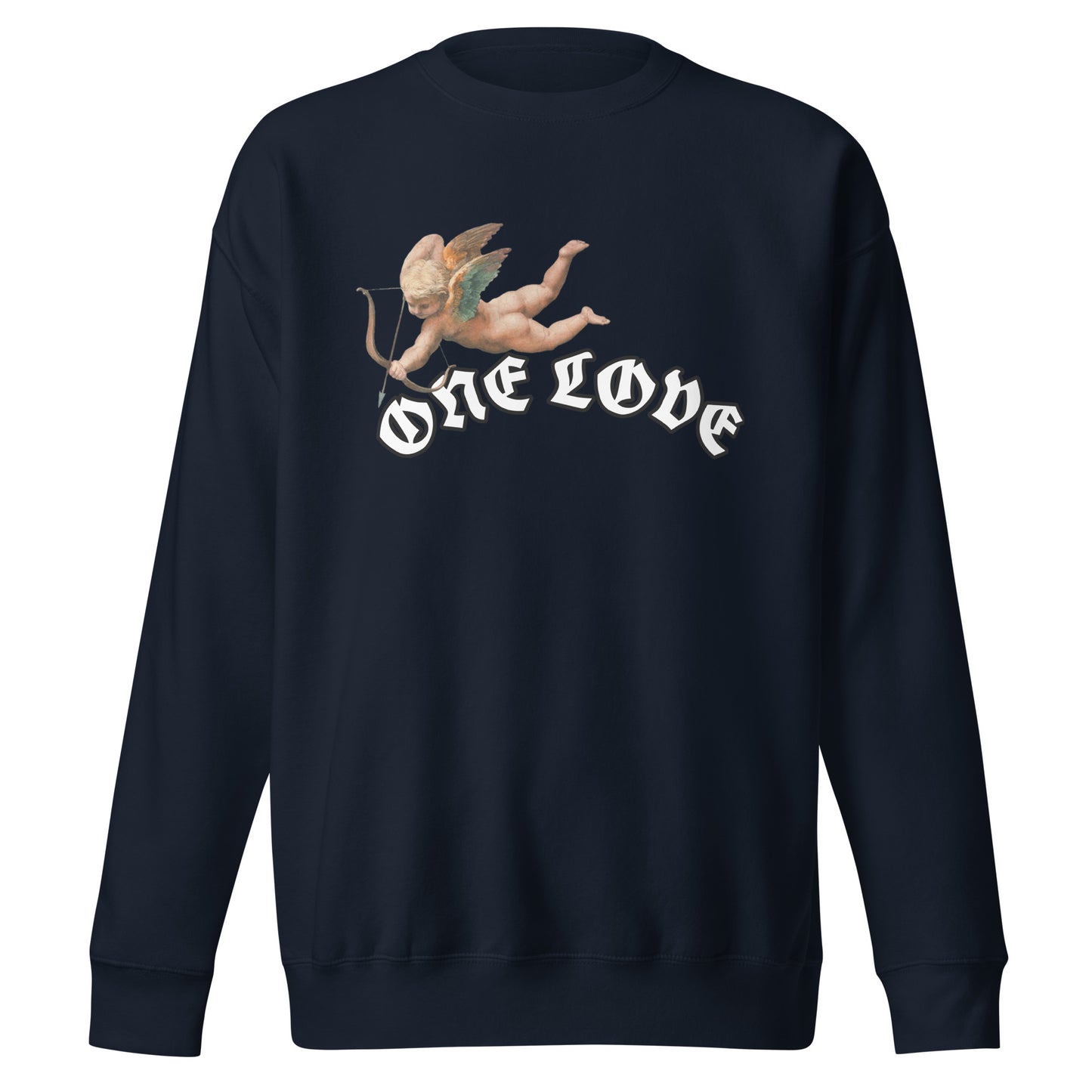 ONE LOVE Cupid Unisex Premium Sweatshirt