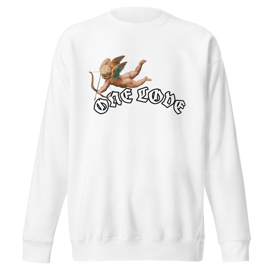 ONE LOVE Cupid Unisex Premium Sweatshirt