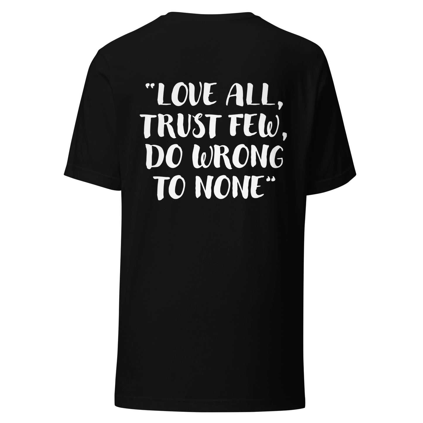 ONE LOVE cartoon angel and demon Unisex t-shirt