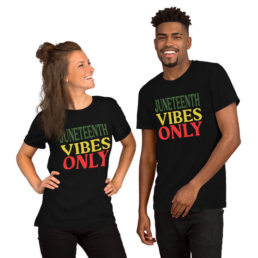 JUNETEENTH BLACK Unisex t-shirt DDTM