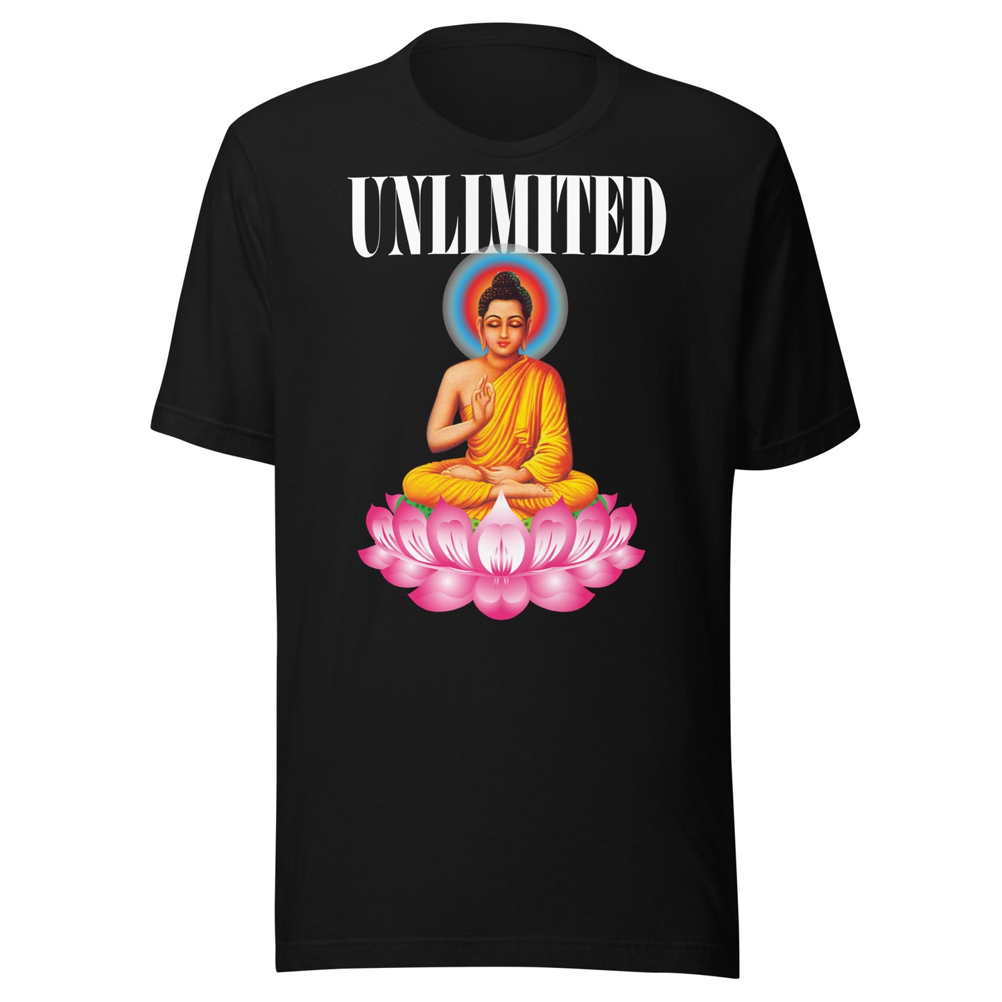 UNLIMITED bhudda lotus Unisex t-shirt