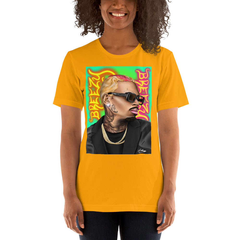 BREEZY Unisex t-shirt Lashune Art