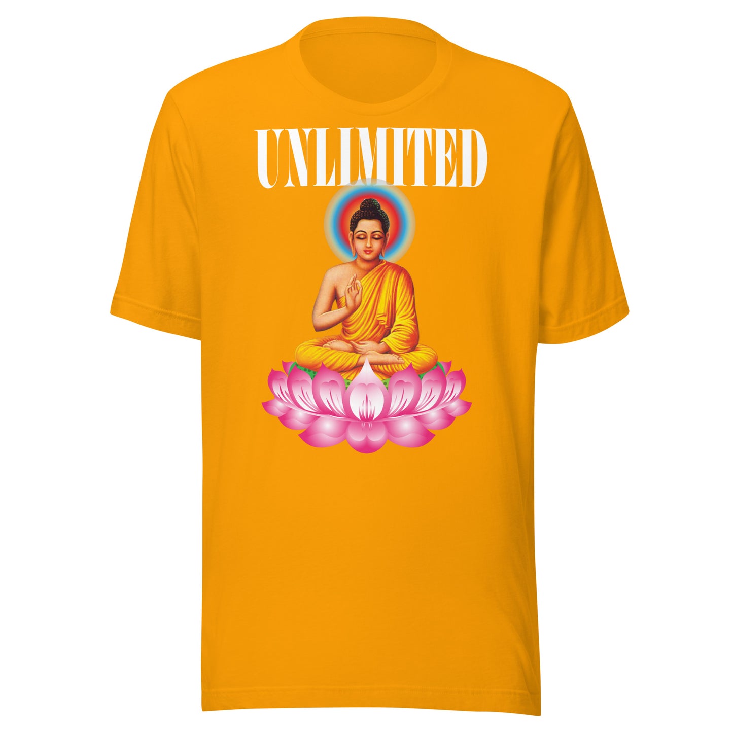 UNLIMITED bhudda lotus Unisex t-shirt