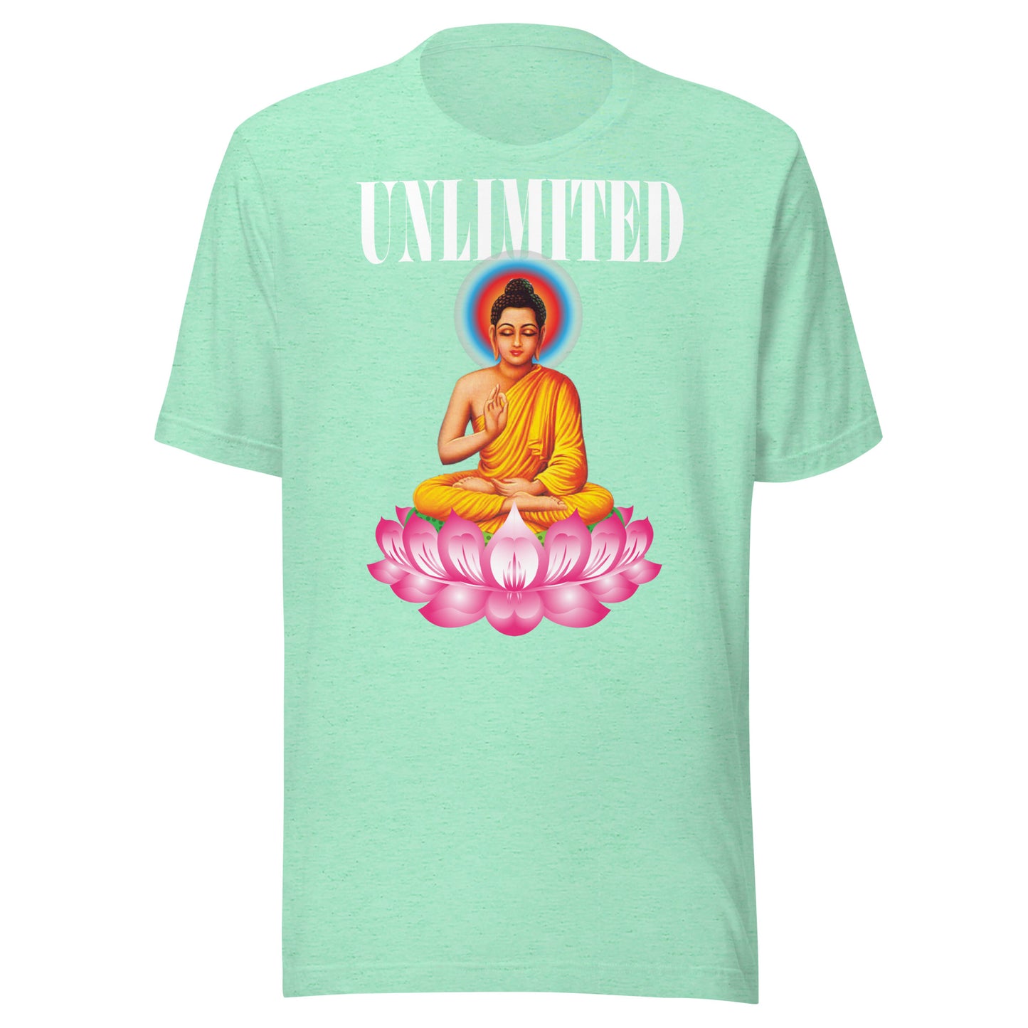 UNLIMITED bhudda lotus Unisex t-shirt