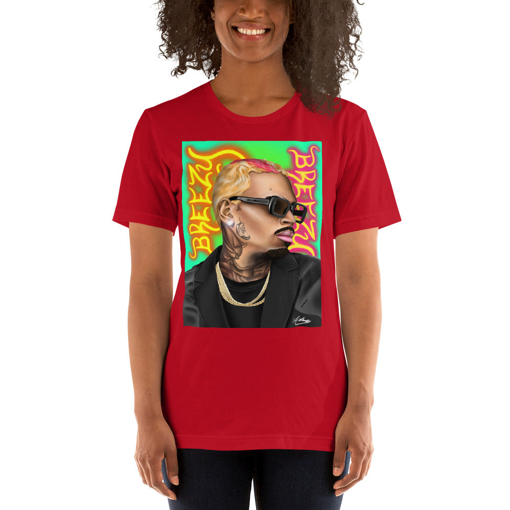 BREEZY Unisex t-shirt Lashune Art