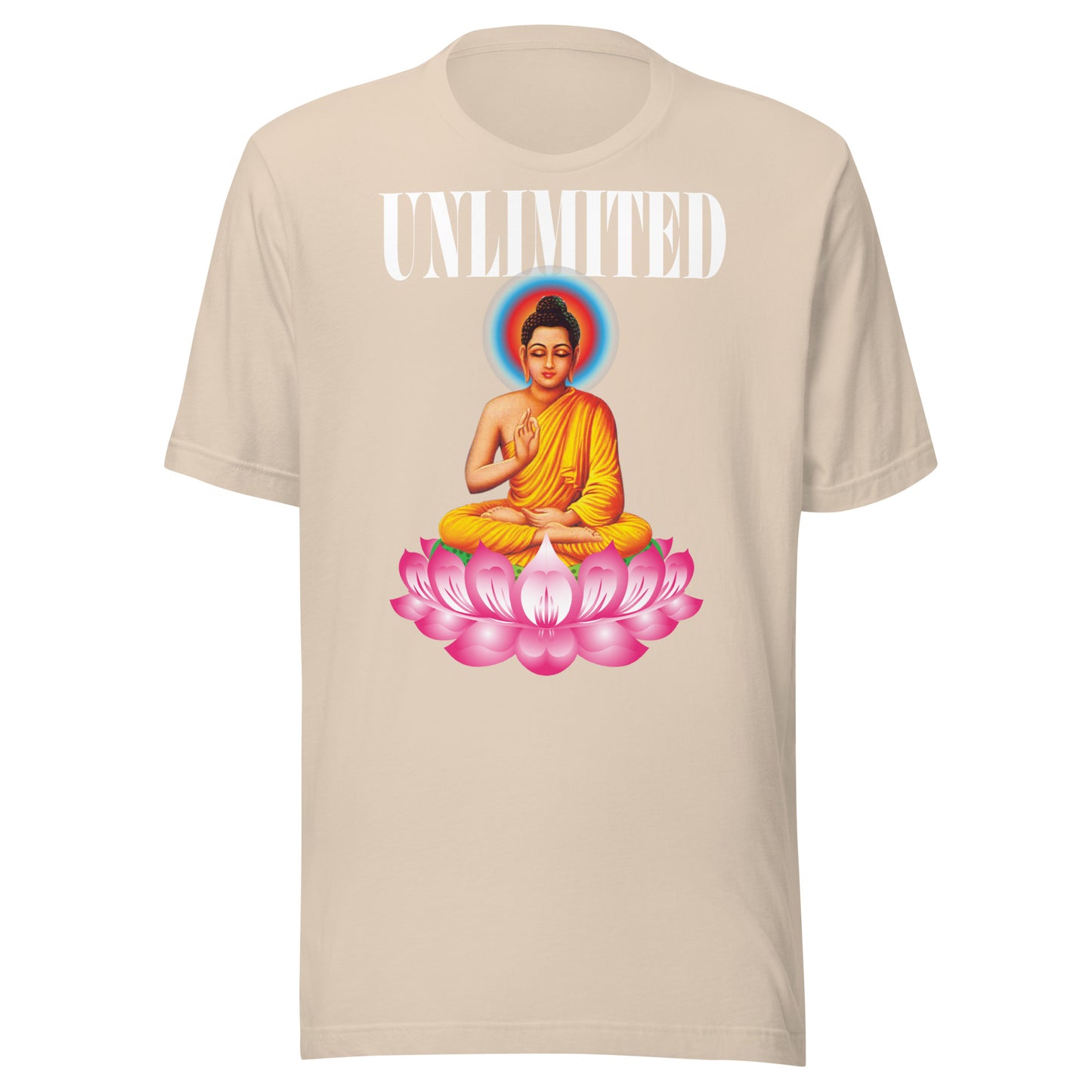 UNLIMITED bhudda lotus Unisex t-shirt