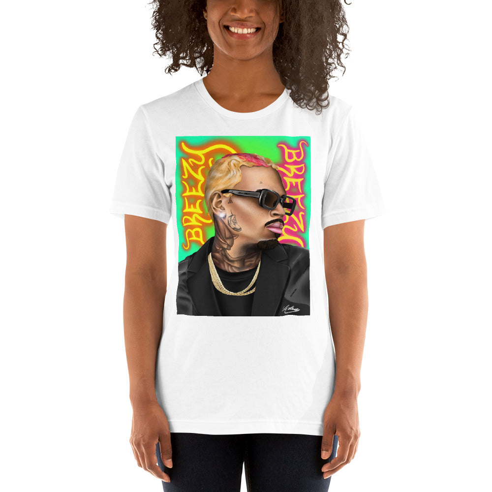 BREEZY Unisex t-shirt Lashune Art